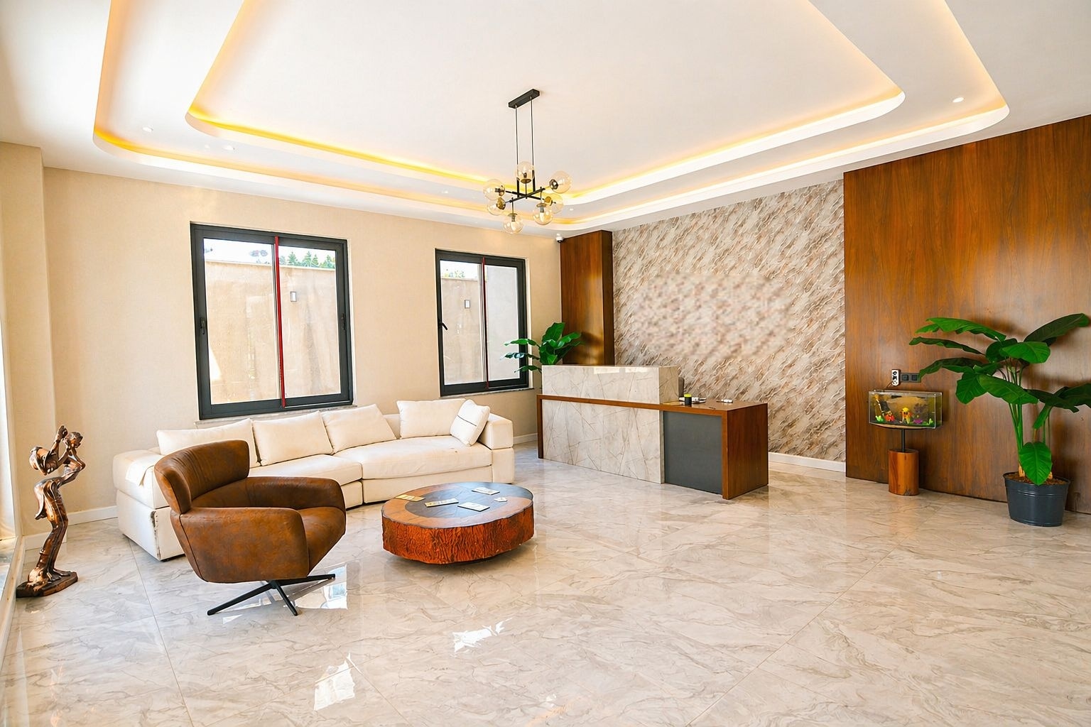 A 1+1 apartment at a great price in Mahmutlar – furnished and with mountain views
