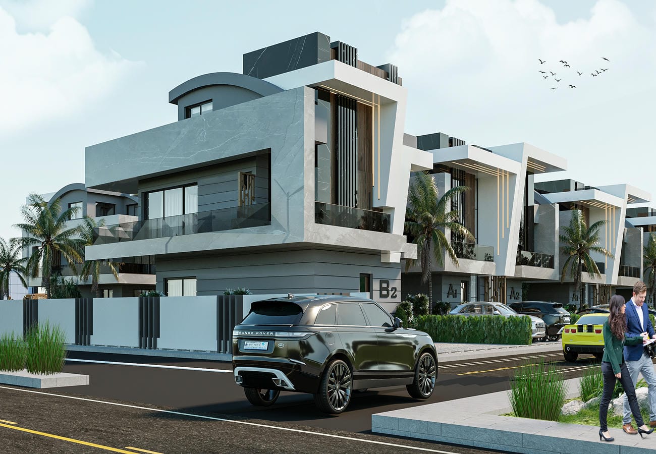 Belek'te müteahhit tarafından inşa edilen villa kompleksi - vatandaşlık, oturma izni ve taksit planları.