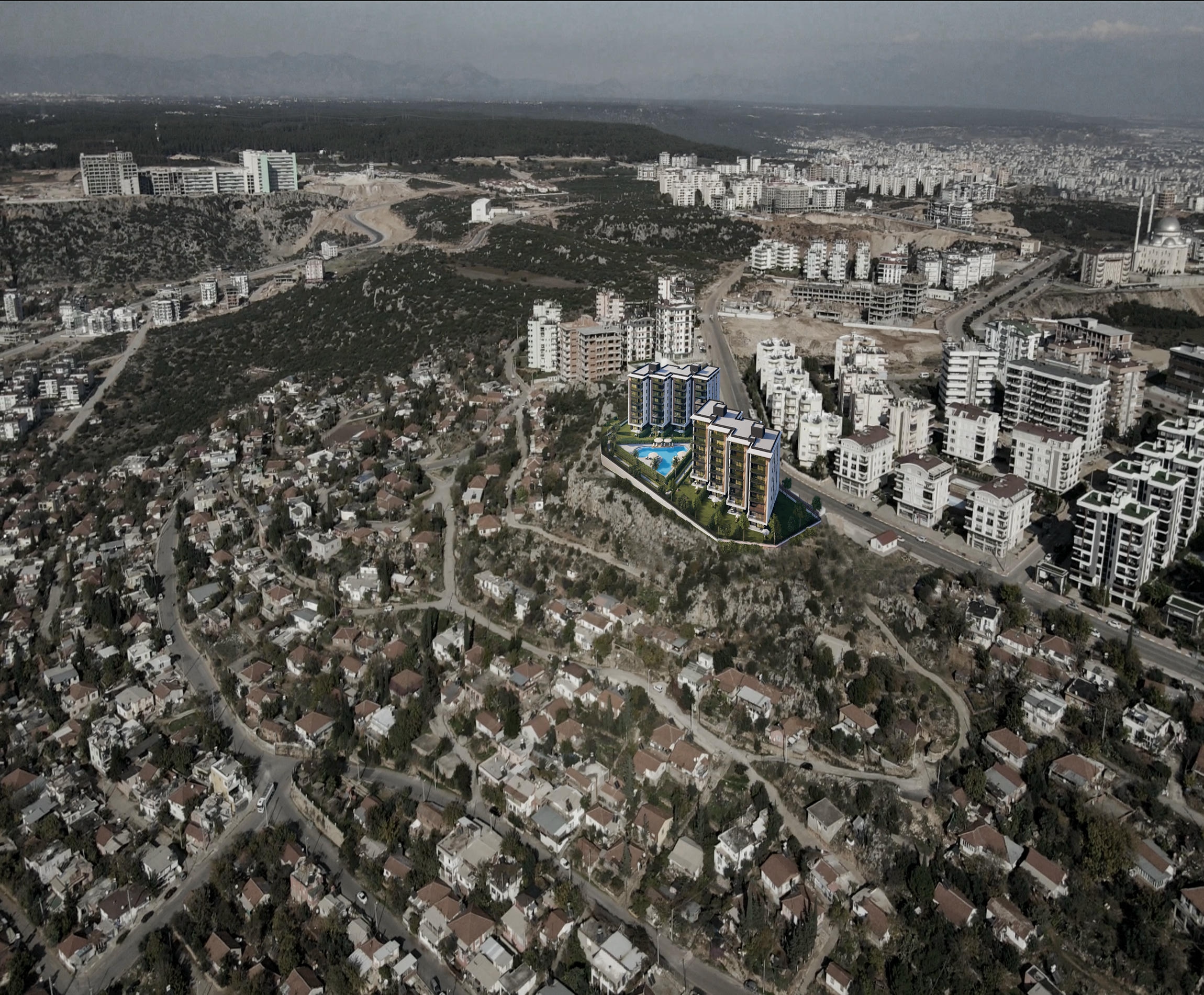 Продажа недвижимости в Анталии от застройщика - новый проект в Чанкая, Кепез