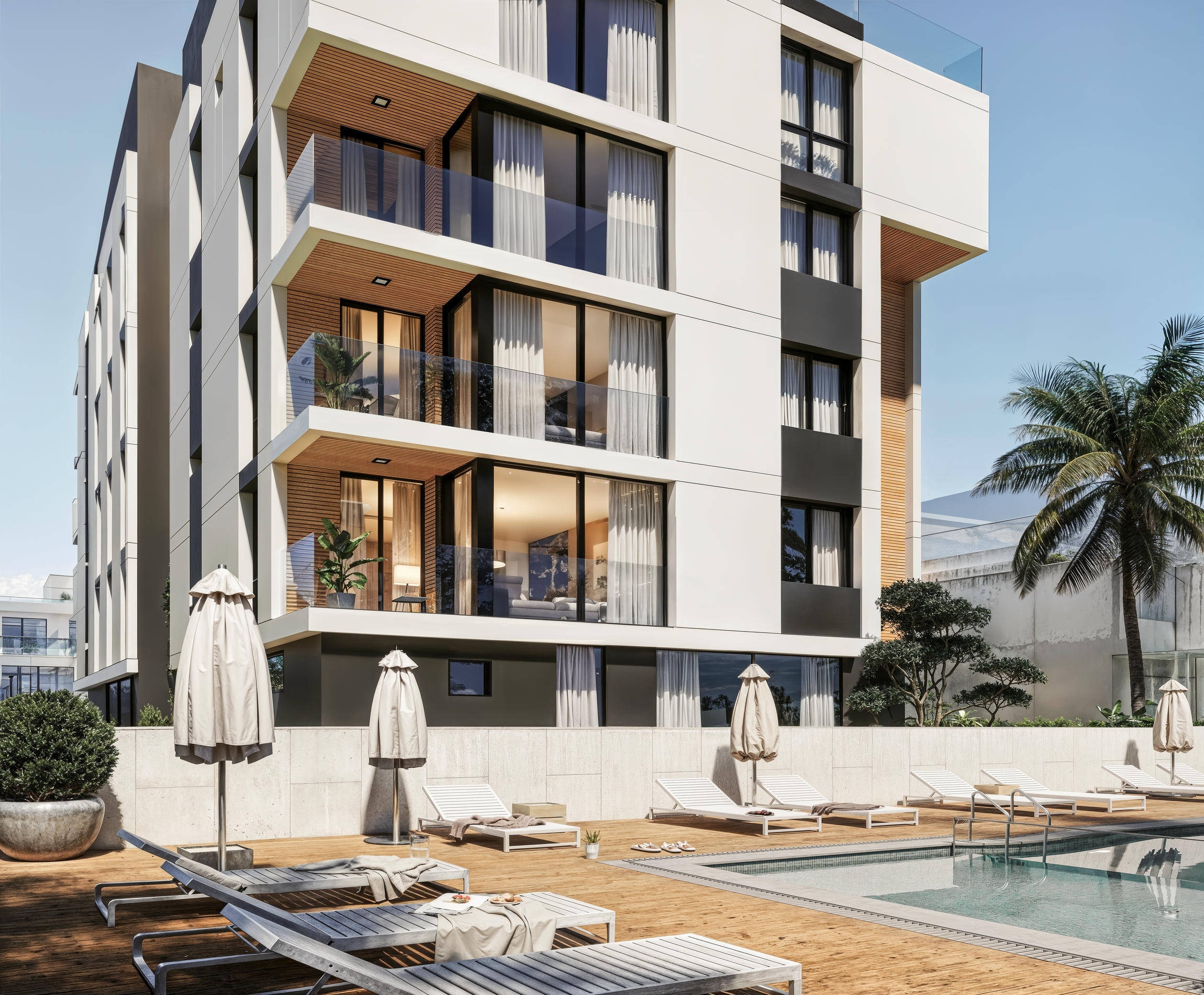 Antalya'nın Lara bölgesinde bir geliştirici firmanın yeni projesi.