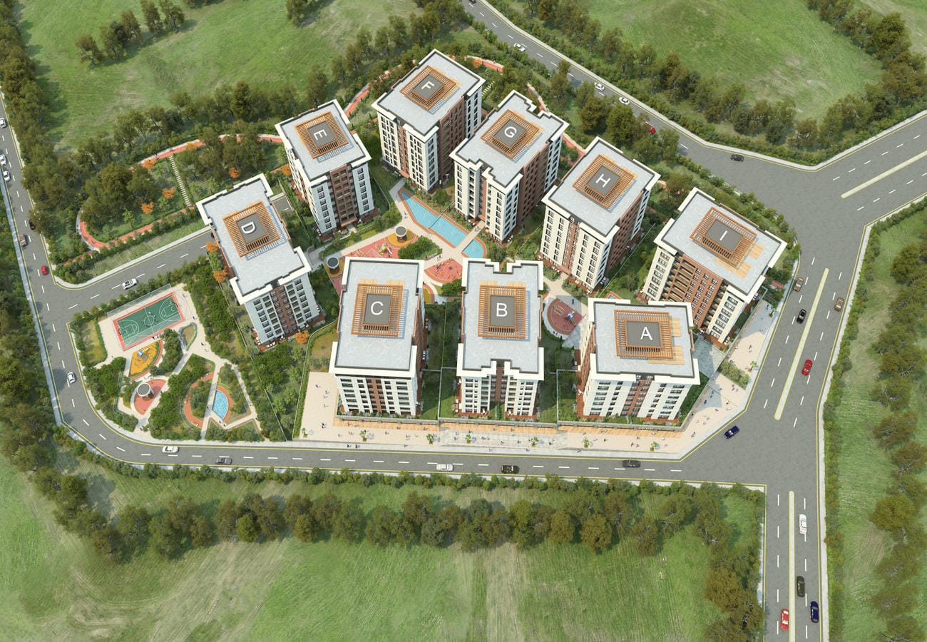 Family-friendly residential complex in Beylikdüzü, Istanbul – apartments from the developer, suitable for citizenship