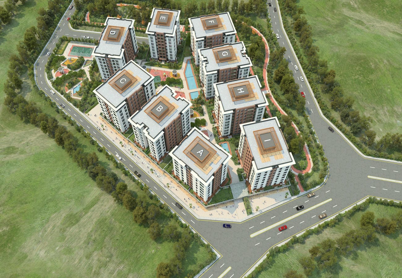 Family-friendly residential complex in Beylikdüzü, Istanbul – apartments from the developer, suitable for citizenship