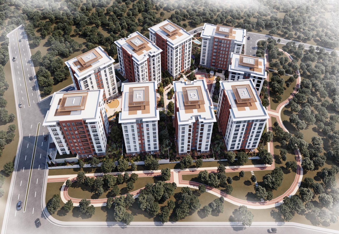 Family-friendly residential complex in Beylikdüzü, Istanbul – apartments from the developer, suitable for citizenship