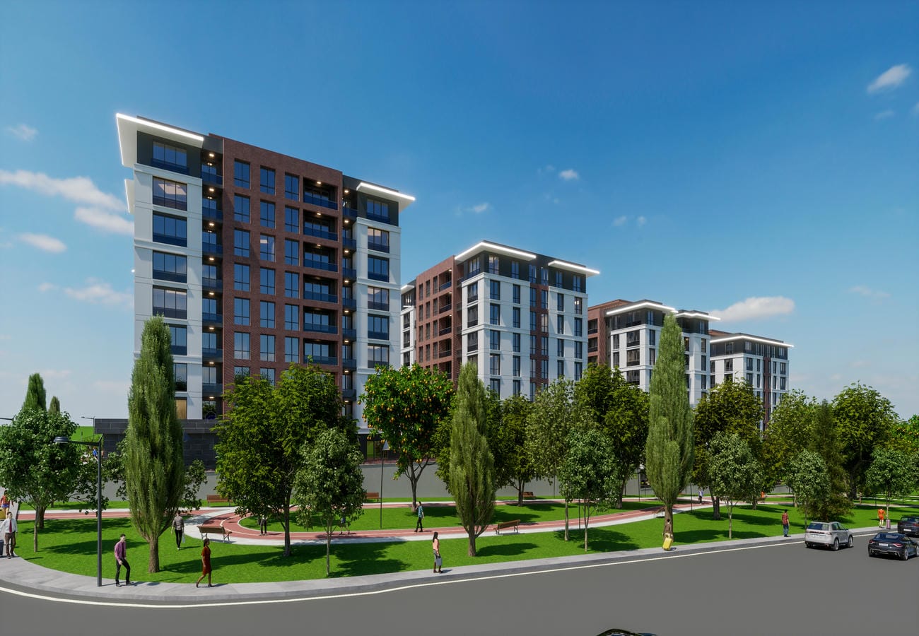 Family-friendly residential complex in Beylikdüzü, Istanbul – apartments from the developer, suitable for citizenship