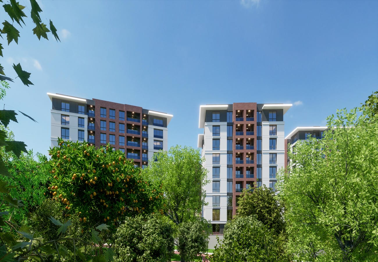 Family-friendly residential complex in Beylikdüzü, Istanbul – apartments from the developer, suitable for citizenship