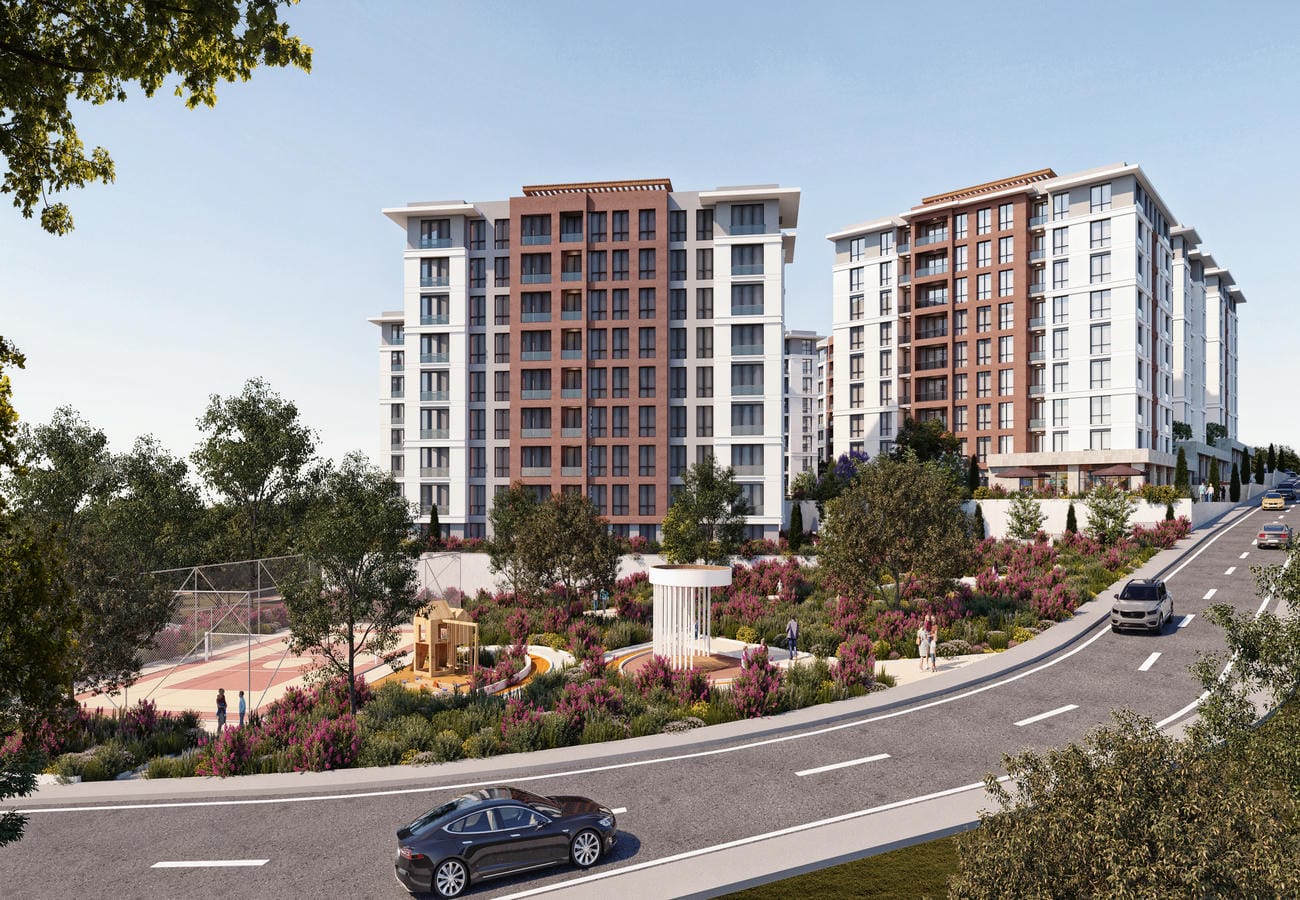 Family-friendly residential complex in Beylikdüzü, Istanbul – apartments from the developer, suitable for citizenship