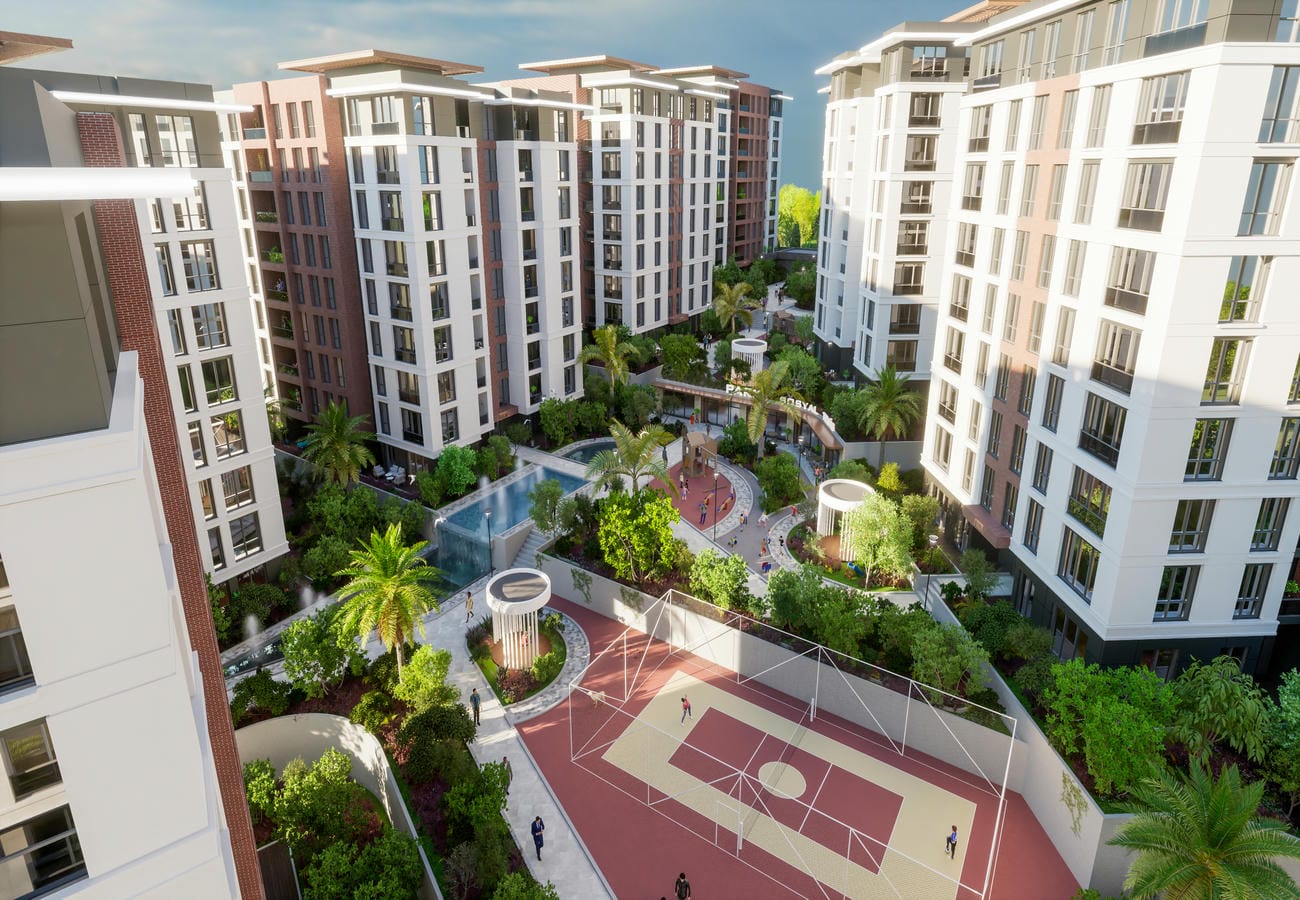 Family-friendly residential complex in Beylikdüzü, Istanbul – apartments from the developer, suitable for citizenship