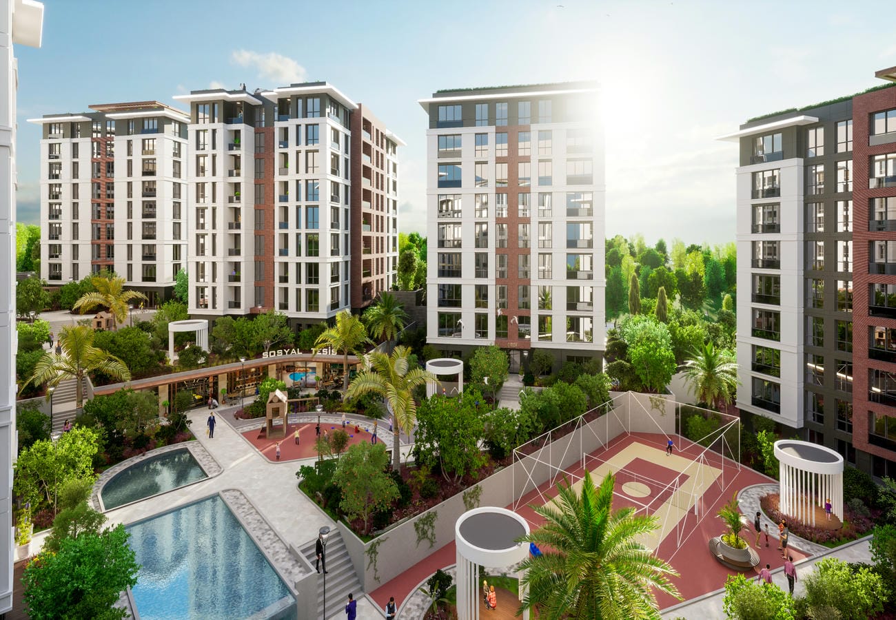 Family-friendly residential complex in Beylikdüzü, Istanbul – apartments from the developer, suitable for citizenship
