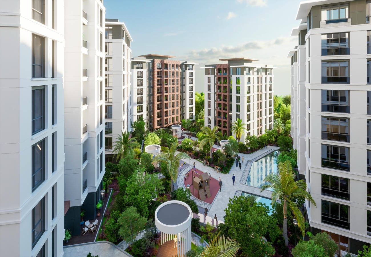 Family-friendly residential complex in Beylikdüzü, Istanbul – apartments from the developer, suitable for citizenship
