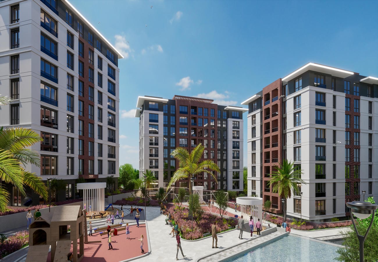 Family-friendly residential complex in Beylikdüzü, Istanbul – apartments from the developer, suitable for citizenship