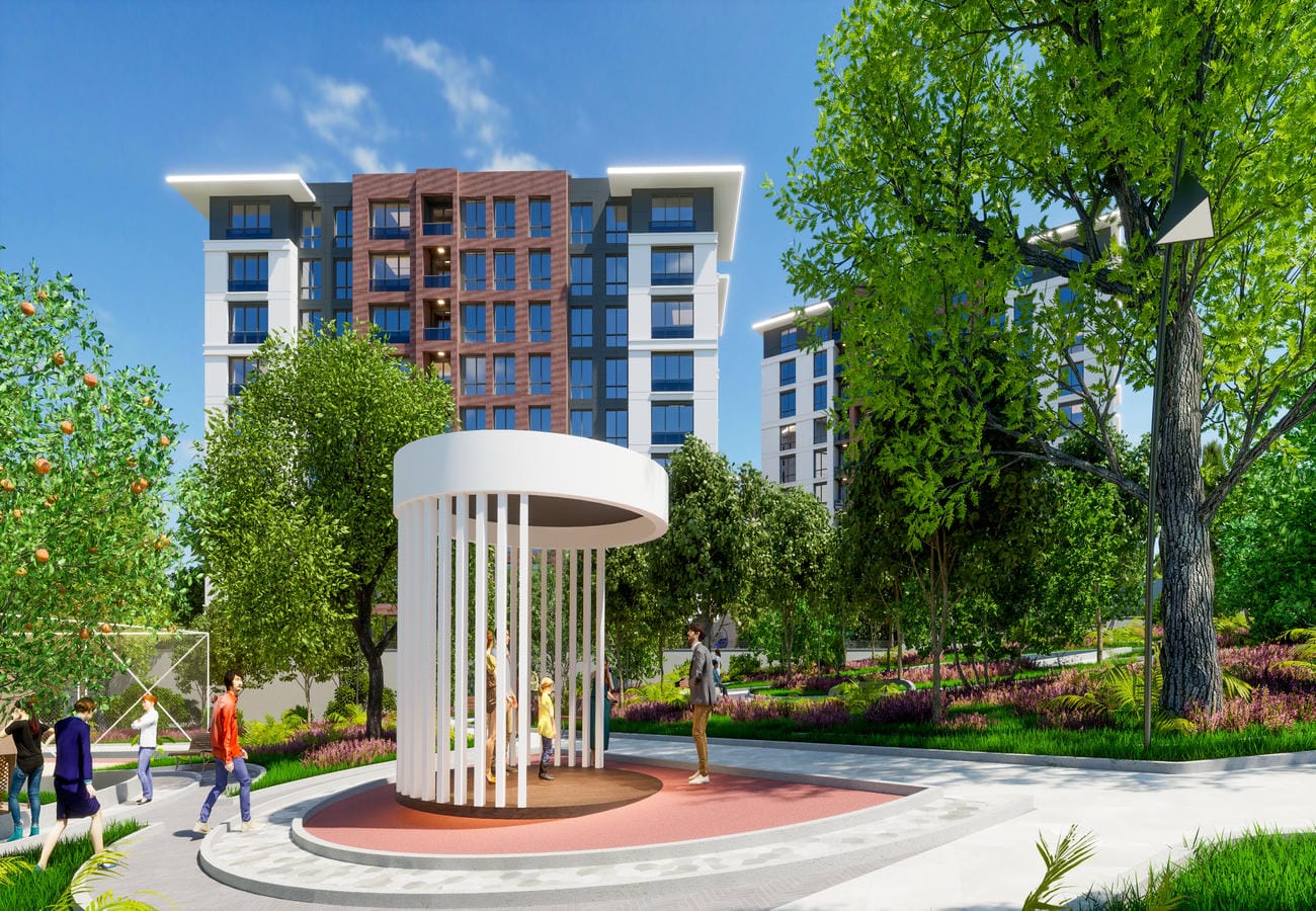 Family-friendly residential complex in Beylikdüzü, Istanbul – apartments from the developer, suitable for citizenship