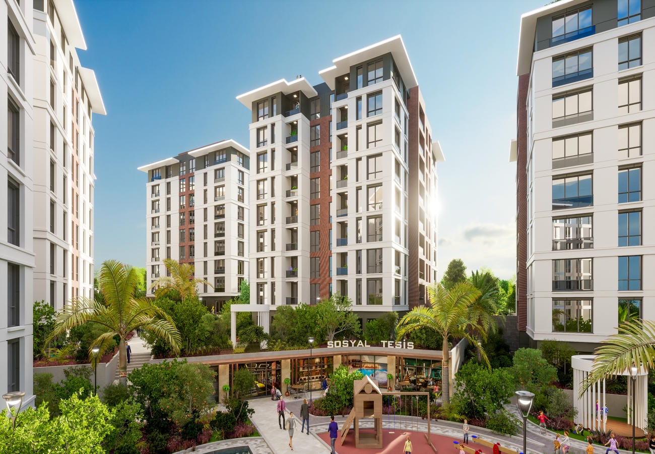 Family-friendly residential complex in Beylikdüzü, Istanbul – apartments from the developer, suitable for citizenship