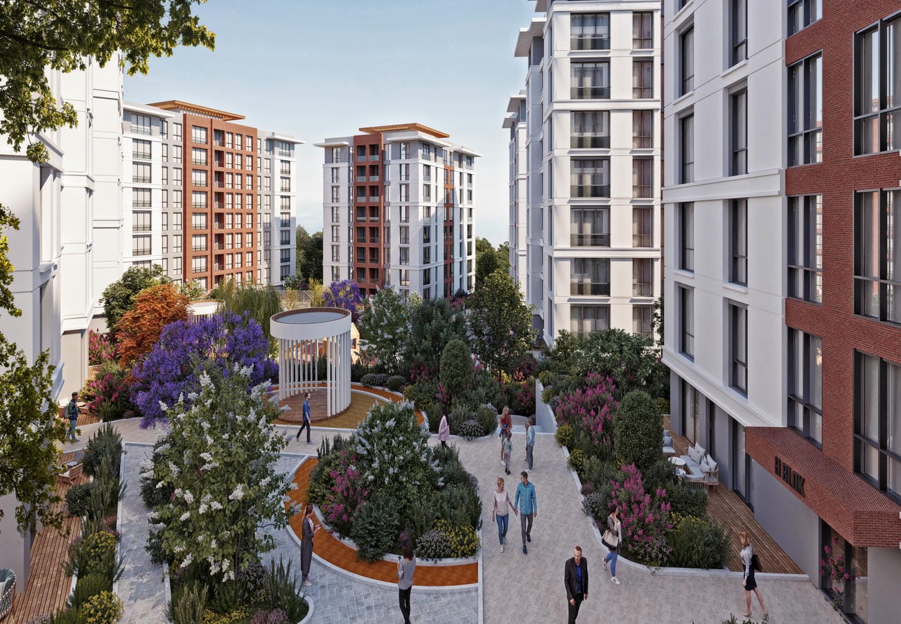 Family-friendly residential complex in Beylikdüzü, Istanbul – apartments from the developer, suitable for citizenship