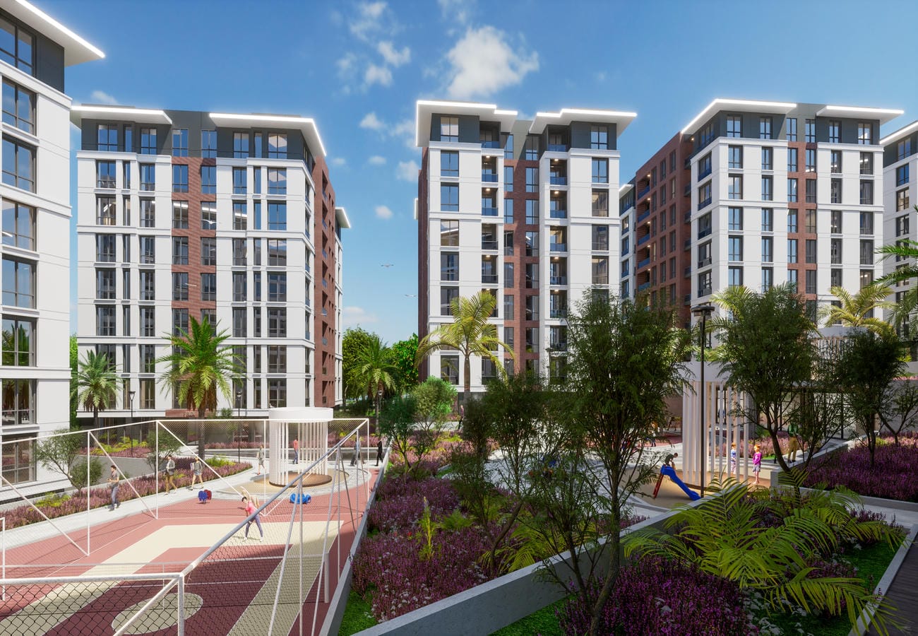 Family-friendly residential complex in Beylikdüzü, Istanbul – apartments from the developer, suitable for citizenship