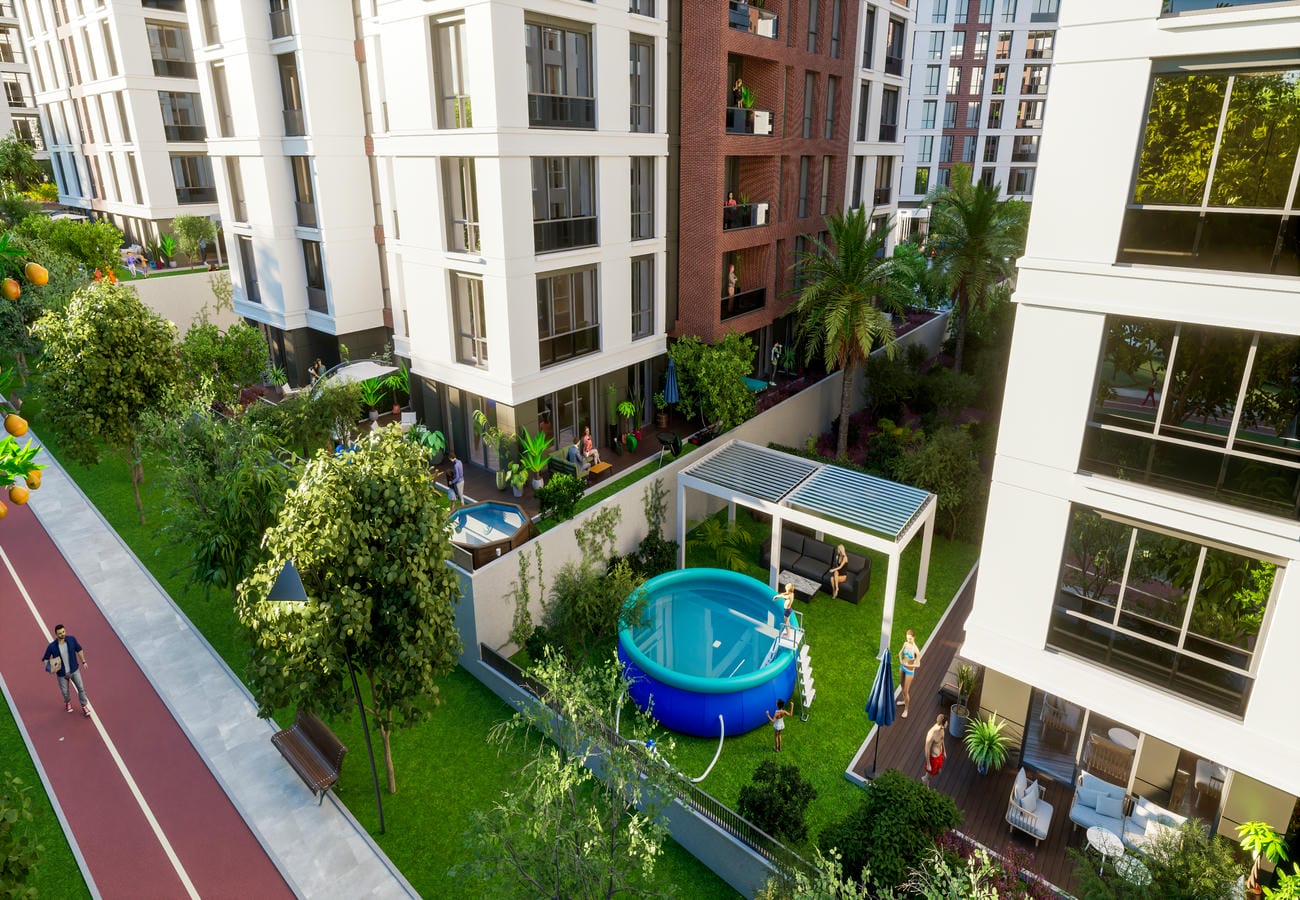 Family-friendly residential complex in Beylikdüzü, Istanbul – apartments from the developer, suitable for citizenship