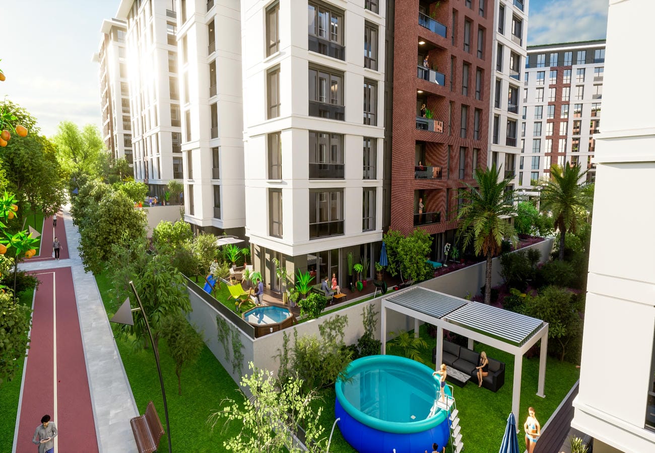 Family-friendly residential complex in Beylikdüzü, Istanbul – apartments from the developer, suitable for citizenship