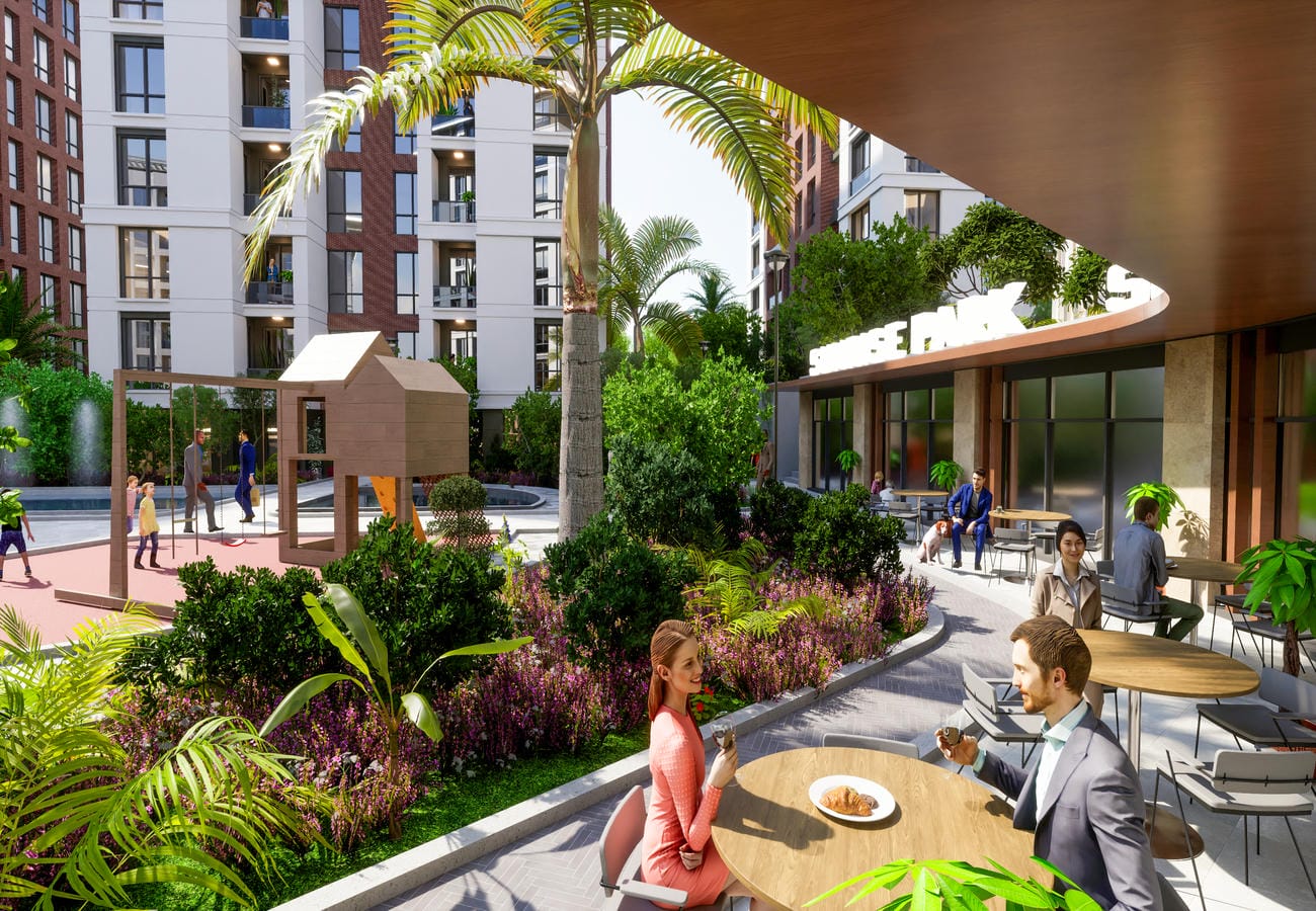 Family-friendly residential complex in Beylikdüzü, Istanbul – apartments from the developer, suitable for citizenship