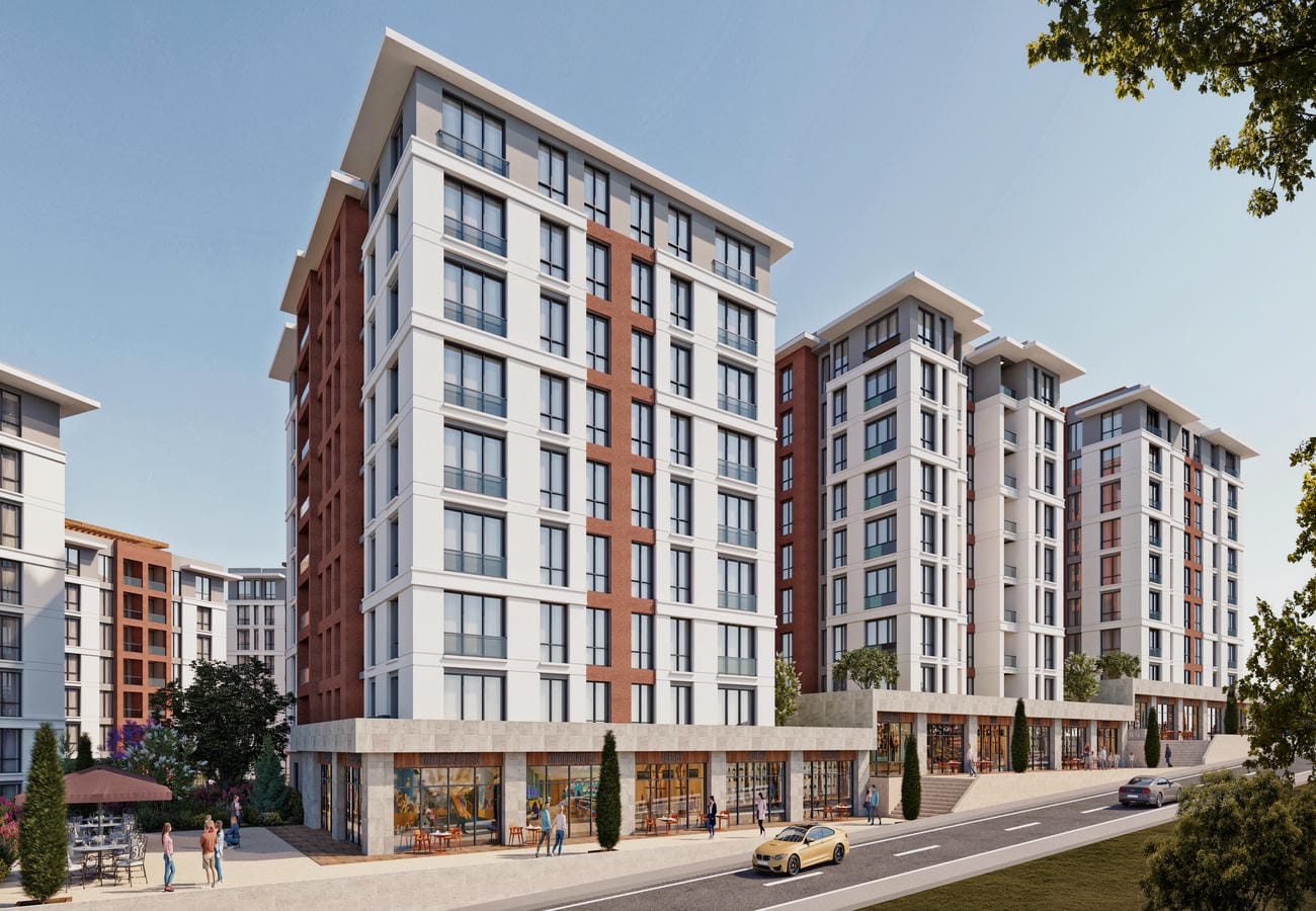 Family-friendly residential complex in Beylikdüzü, Istanbul – apartments from the developer, suitable for citizenship