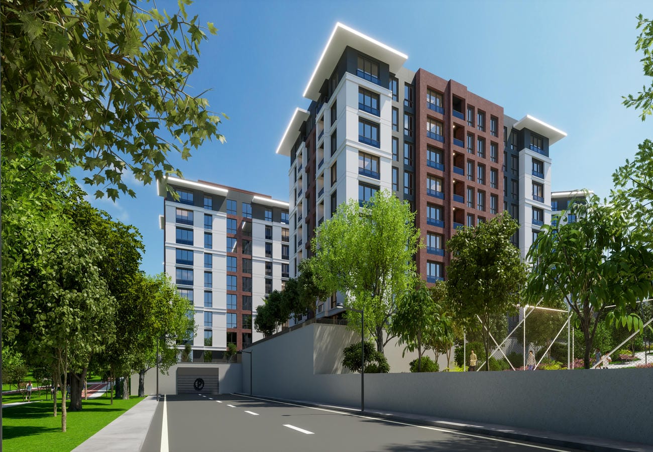 Family-friendly residential complex in Beylikdüzü, Istanbul – apartments from the developer, suitable for citizenship