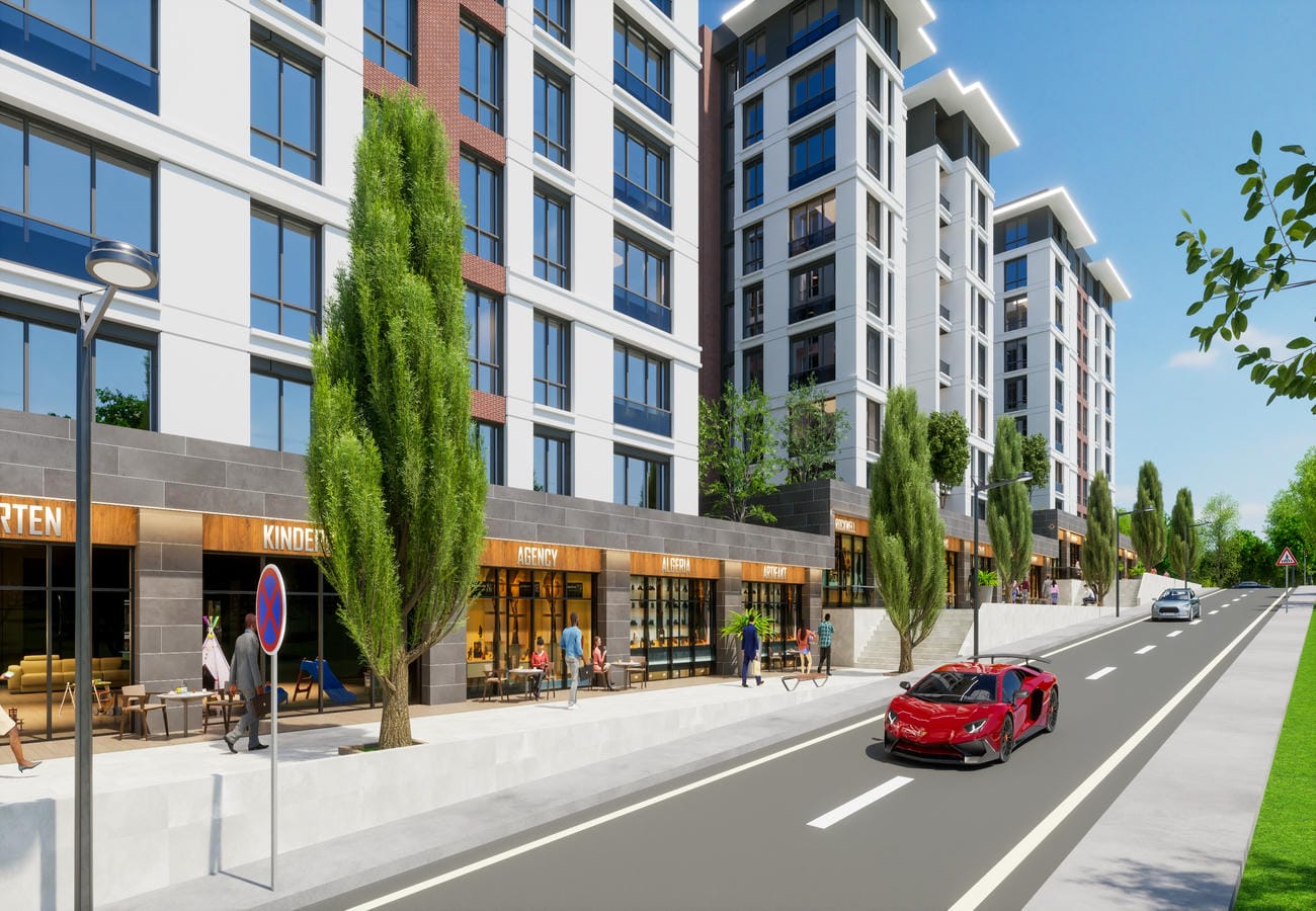 Family-friendly residential complex in Beylikdüzü, Istanbul – apartments from the developer, suitable for citizenship