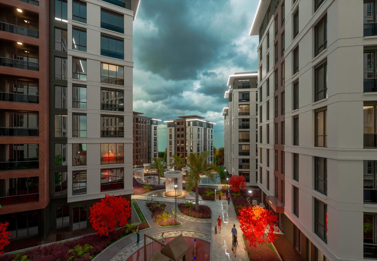 Family-friendly residential complex in Beylikdüzü, Istanbul – apartments from the developer, suitable for citizenship