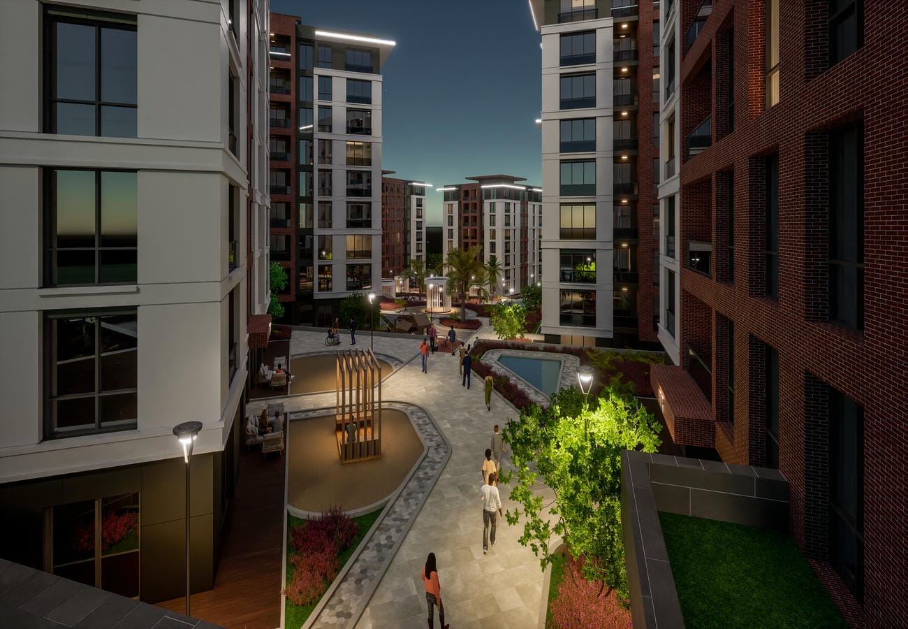 Family-friendly residential complex in Beylikdüzü, Istanbul – apartments from the developer, suitable for citizenship