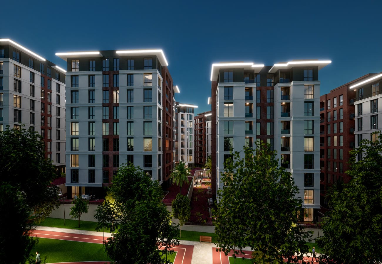 Family-friendly residential complex in Beylikdüzü, Istanbul – apartments from the developer, suitable for citizenship