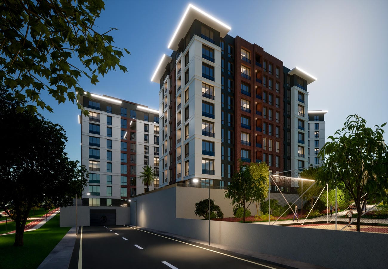 Family-friendly residential complex in Beylikdüzü, Istanbul – apartments from the developer, suitable for citizenship