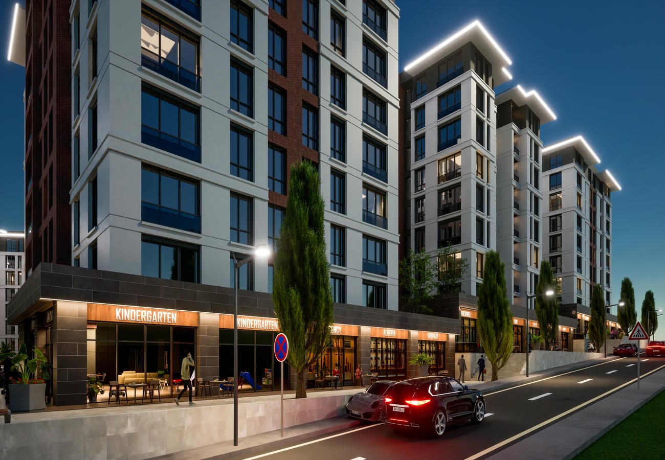 Family-friendly residential complex in Beylikdüzü, Istanbul – apartments from the developer, suitable for citizenship
