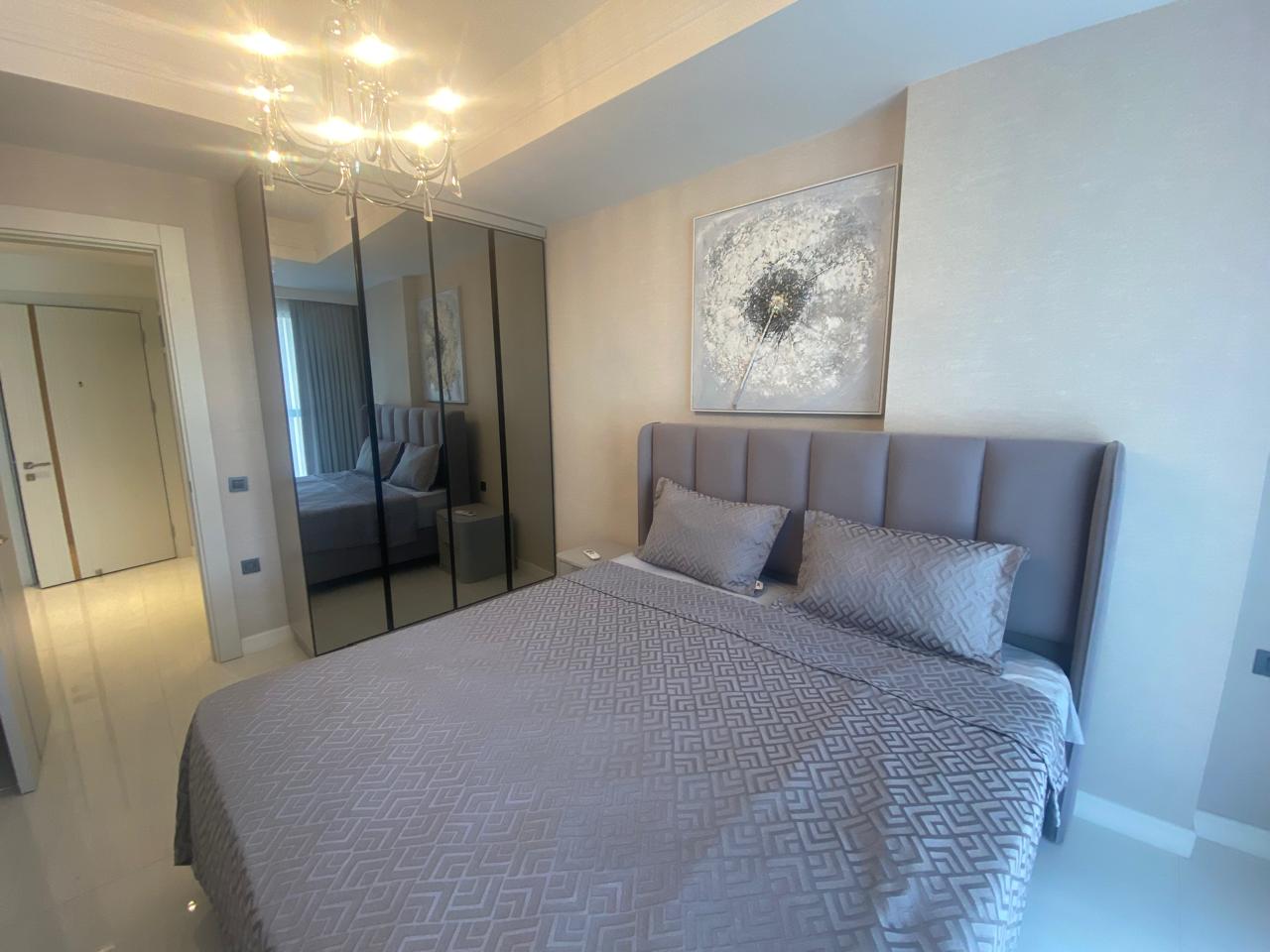 Alanya, Türkler semtinde kiralık 1+1 daire - birinci sınıf otel tipi rezidans C3-46