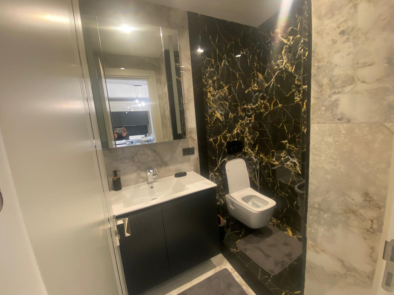 Alanya, Türkler semtinde kiralık 1+1 daire - birinci sınıf otel tipi rezidans C3-46