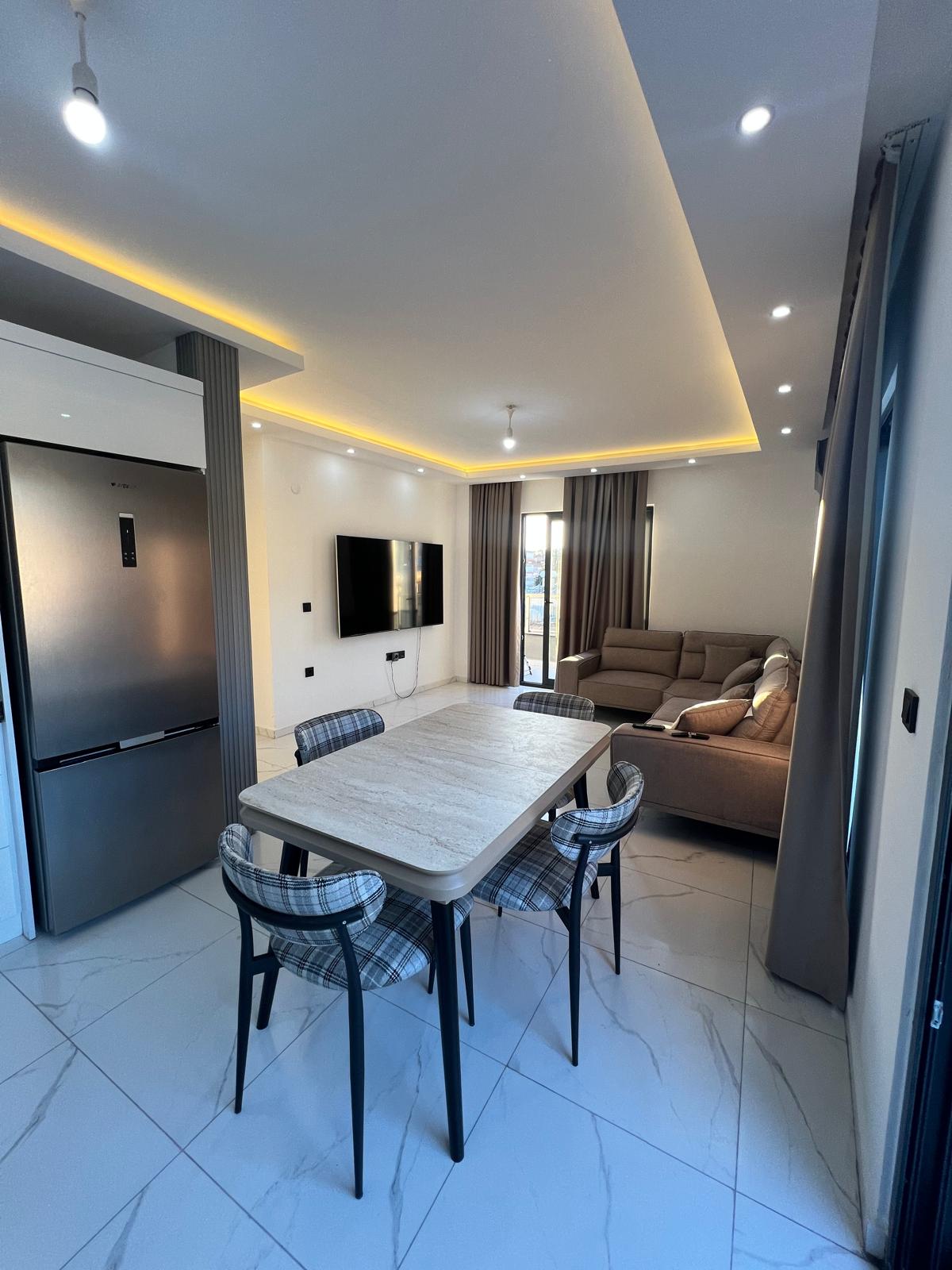 Short-term rental - 2+1 penthouse in the center of Alanya, Cleopatra Beach area No. 13