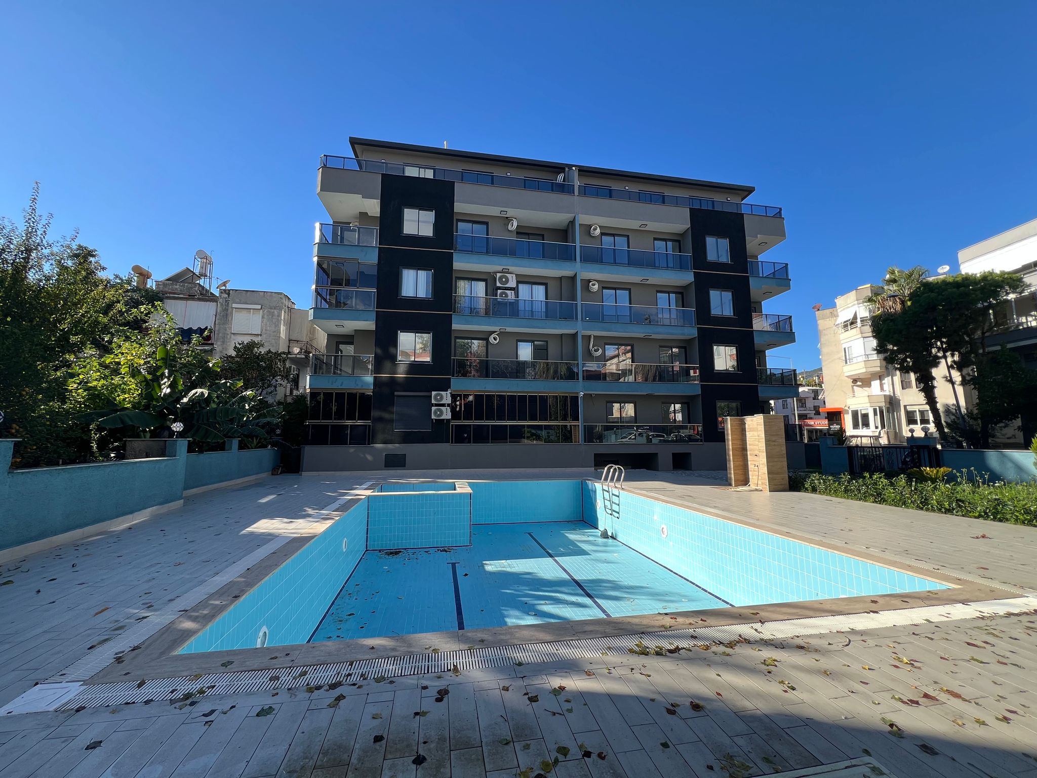Short-term rental - 2+1 penthouse in the center of Alanya, Cleopatra Beach area No. 13