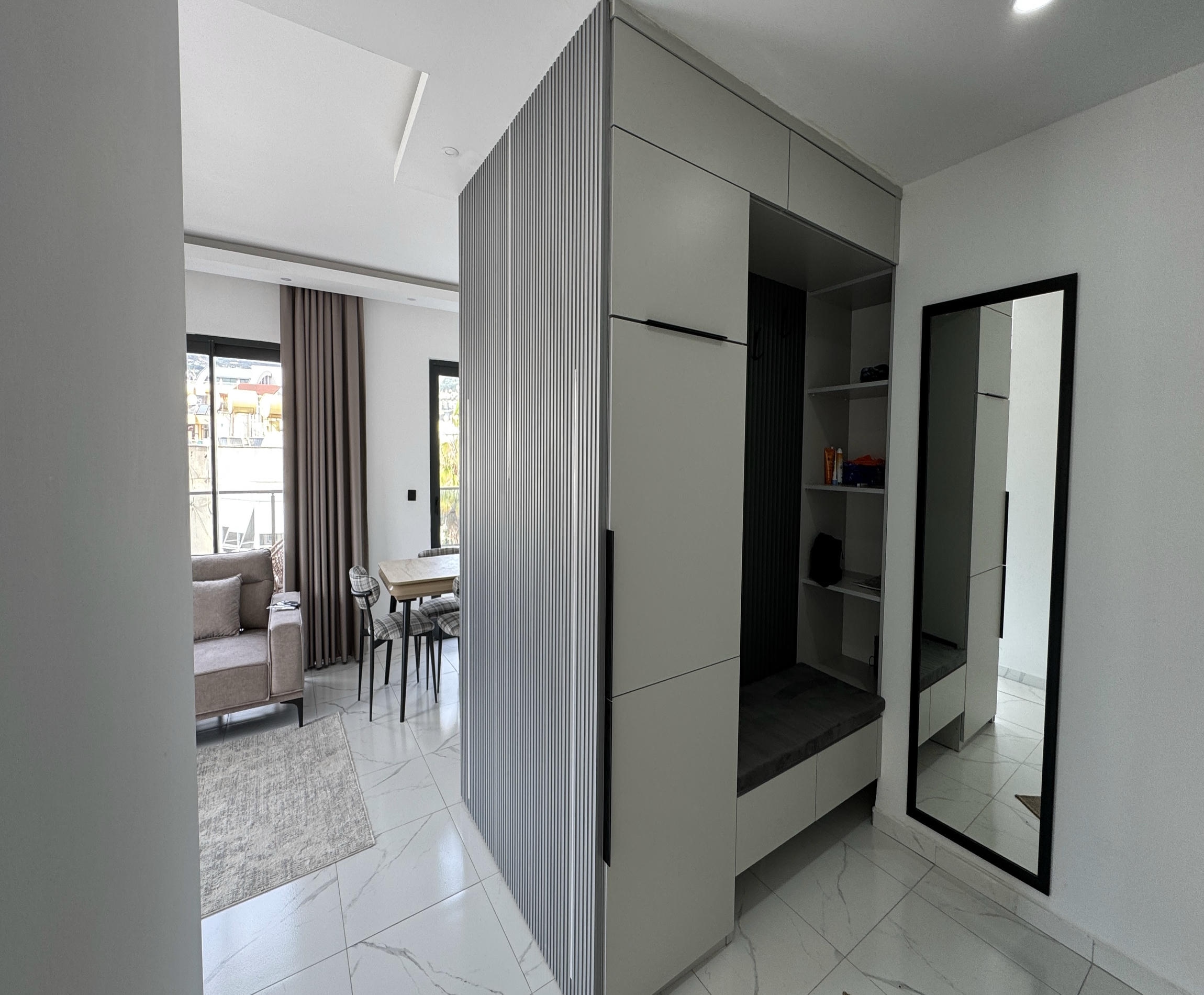 Short-term rental - 2+1 penthouse in the center of Alanya, Cleopatra Beach area No. 13