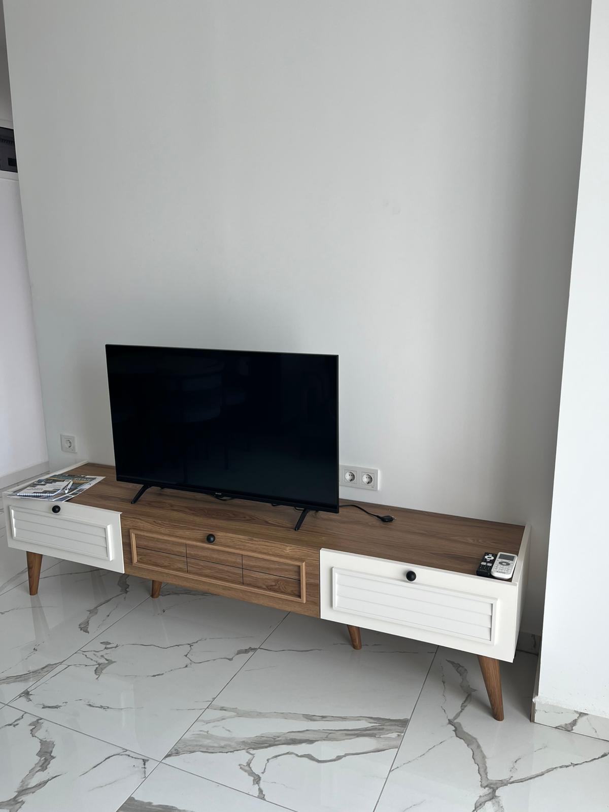 Avsallar 3. Bölge'de modern bir sitede yer alan 1+1 dairenin uzun süreli kiralanması.