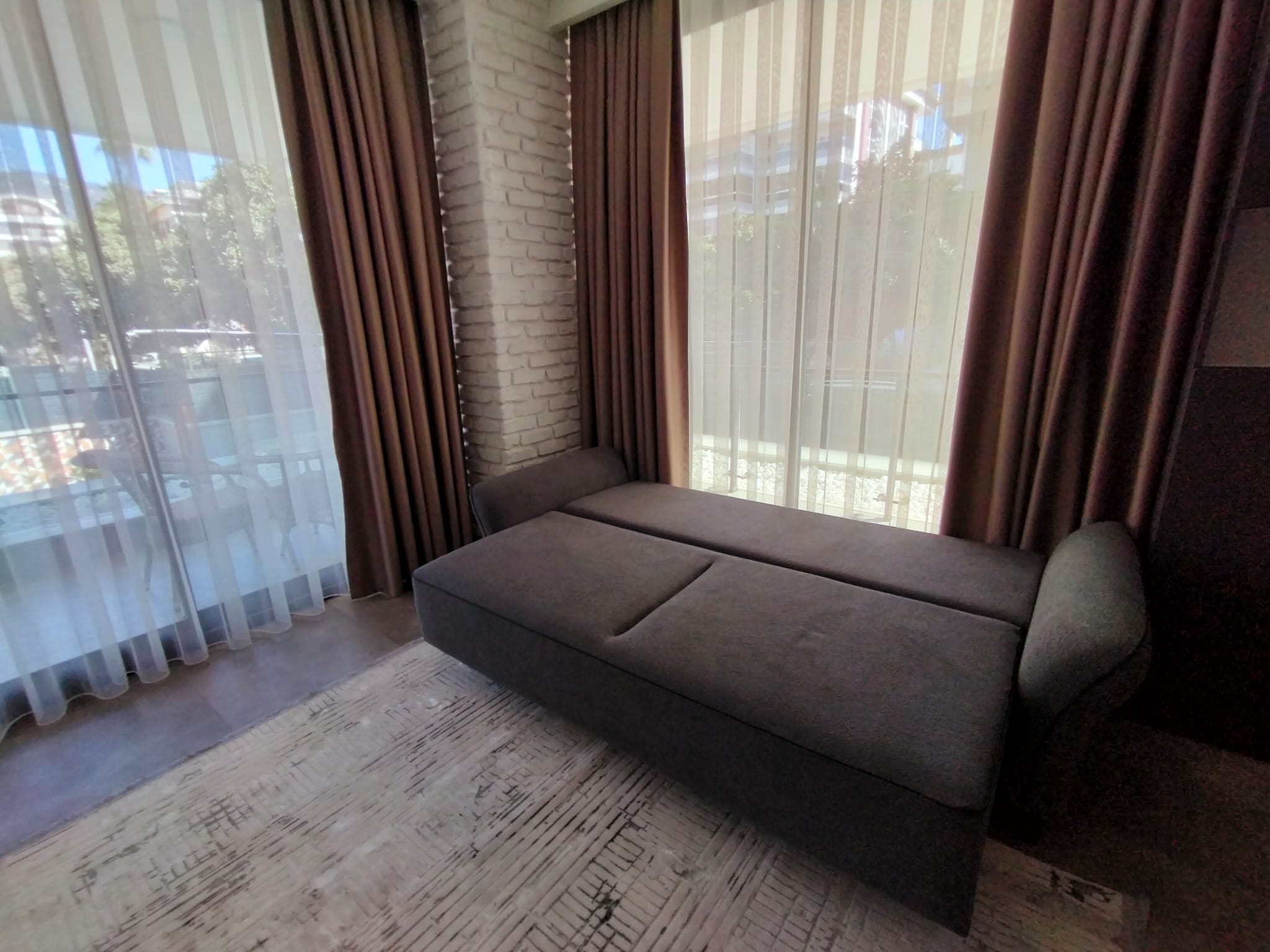 Long-term rent of a 1+1 apartment in the center of Alanya, Cleopatra Beach area No. 3