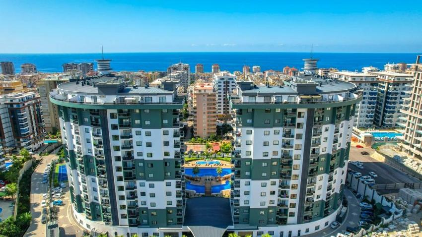 Квартира в Алании – комплекс отельного формата, в 550 метрах от моря, район Махмутлар