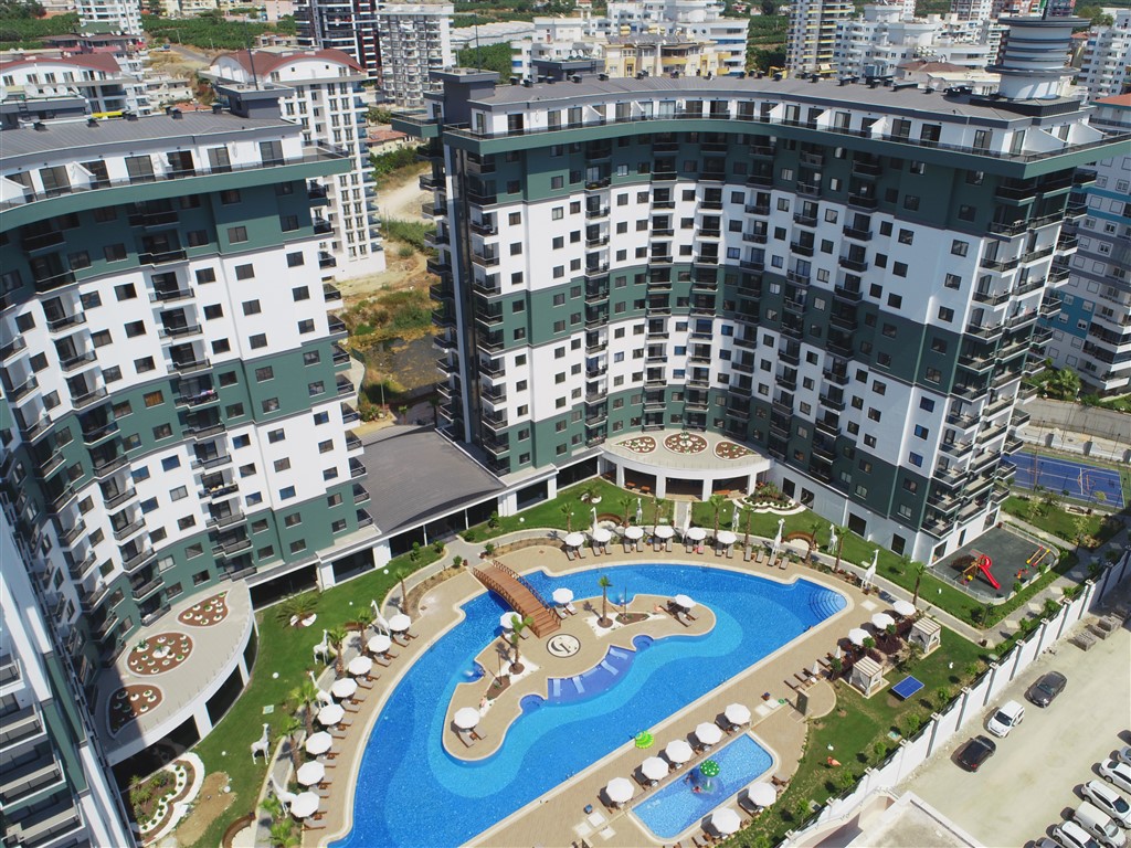 Квартира в Алании – комплекс отельного формата, в 550 метрах от моря, район Махмутлар