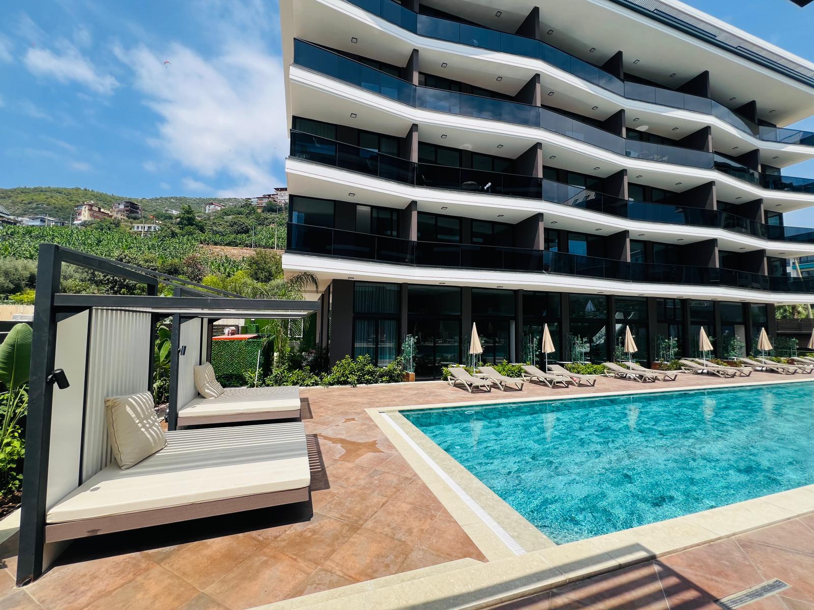 Alanya'nın merkezinde, Kleopatra Plajı bölgesinde, sahibinden doğrudan kiralık, eşyalı 2+1 daire.