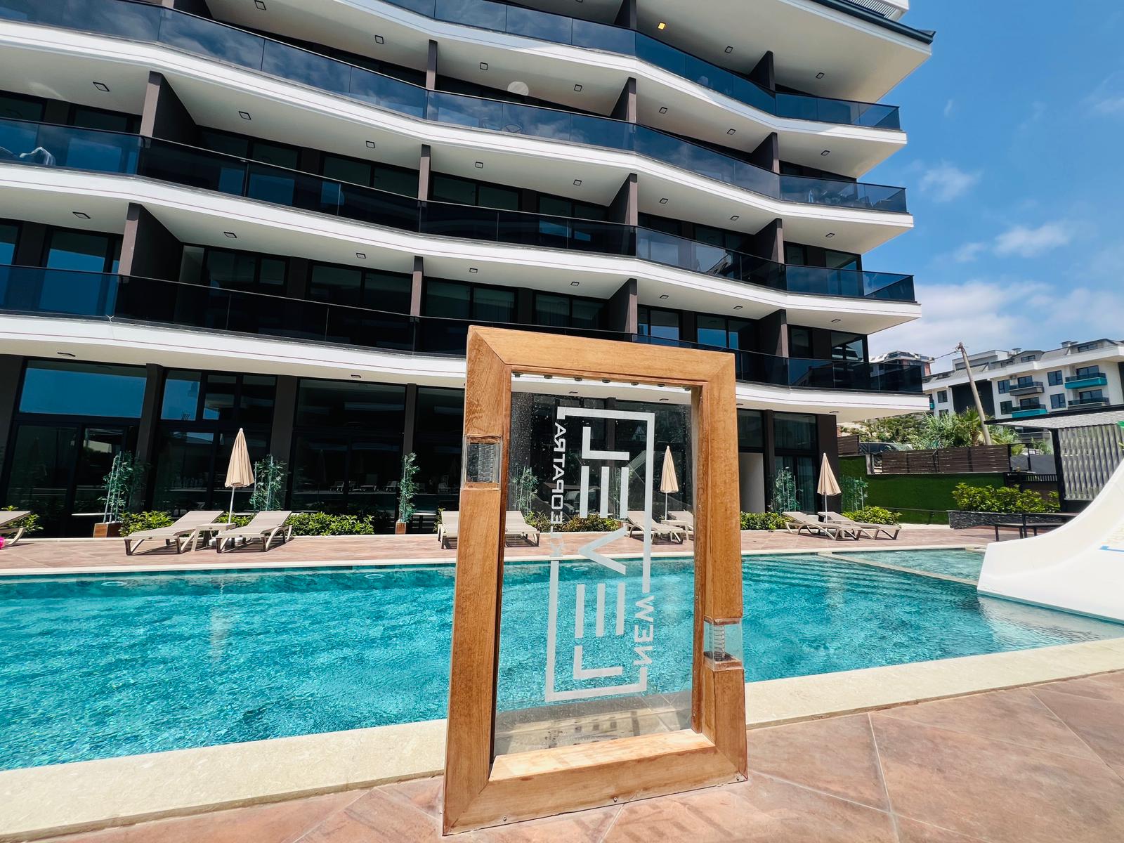 Alanya'nın merkezinde, Kleopatra Plajı bölgesinde, sahibinden doğrudan kiralık, eşyalı 2+1 daire.