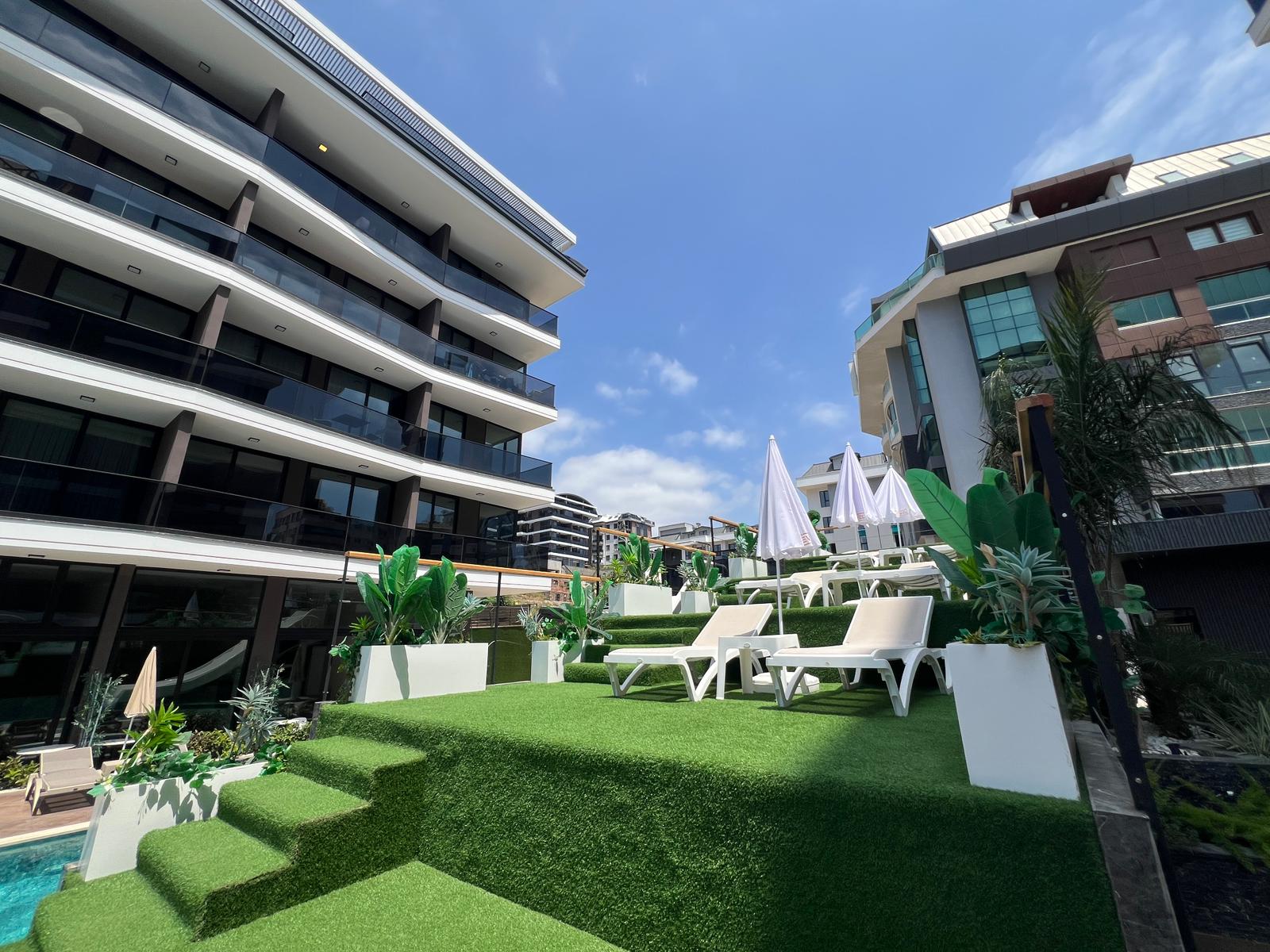 Alanya'nın merkezinde, Kleopatra Plajı bölgesinde, sahibinden doğrudan kiralık, eşyalı 2+1 daire.
