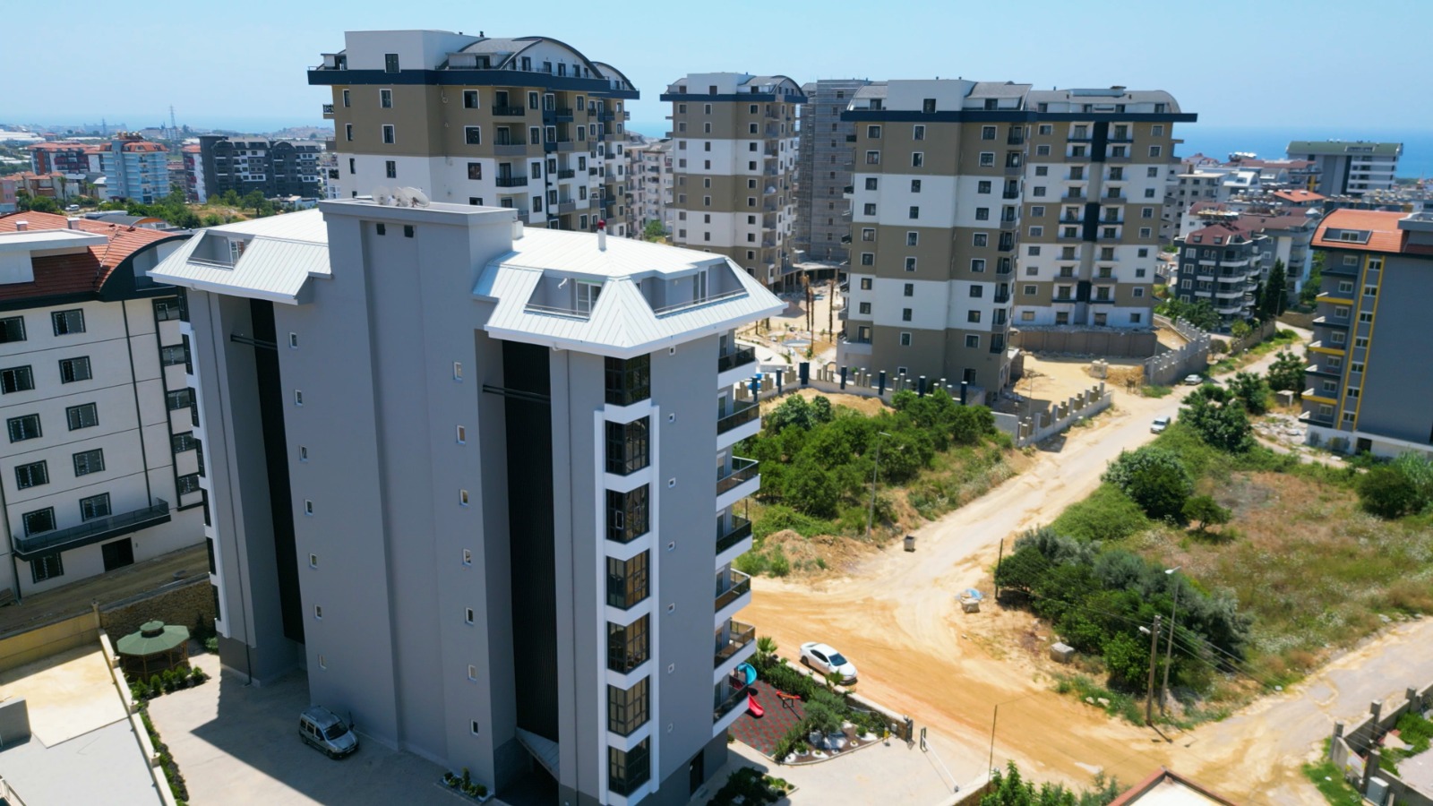 Квартира 1+1 в Авсалларе - от собственника, с мебелью и видом на море
