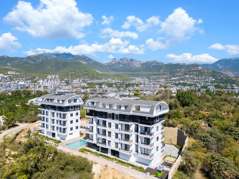 Duplex apartment in Alanya with final finishing in the Oba area