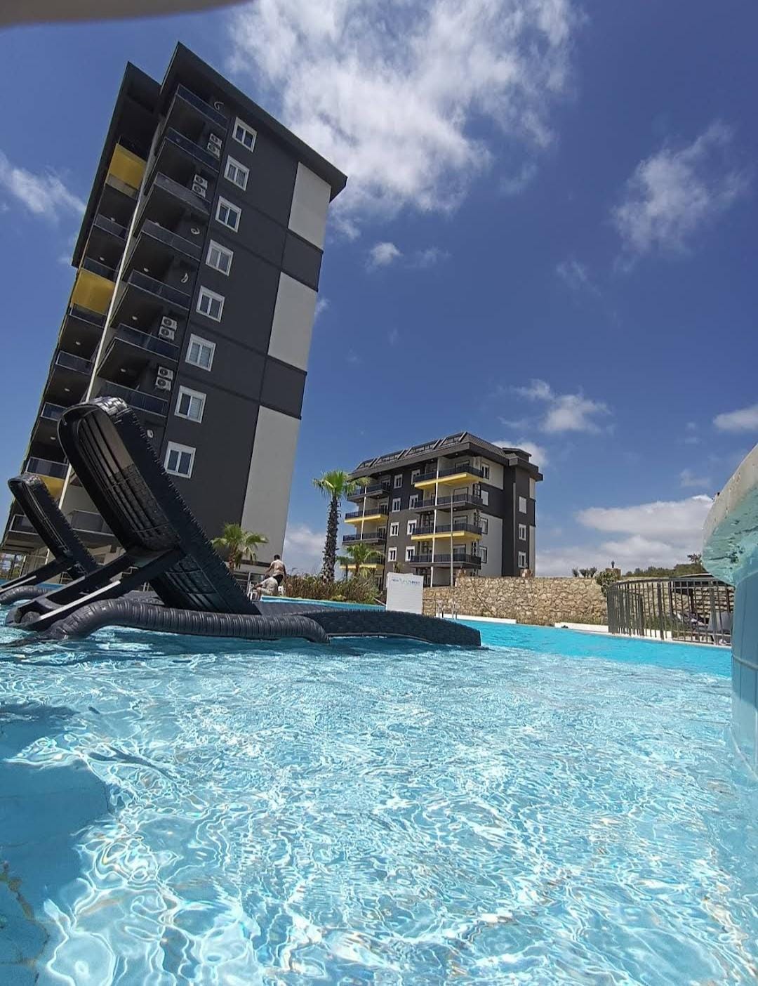 Alanya real estate with installments up to 1 year - new 1+1 apartment with sea views in Avsallar