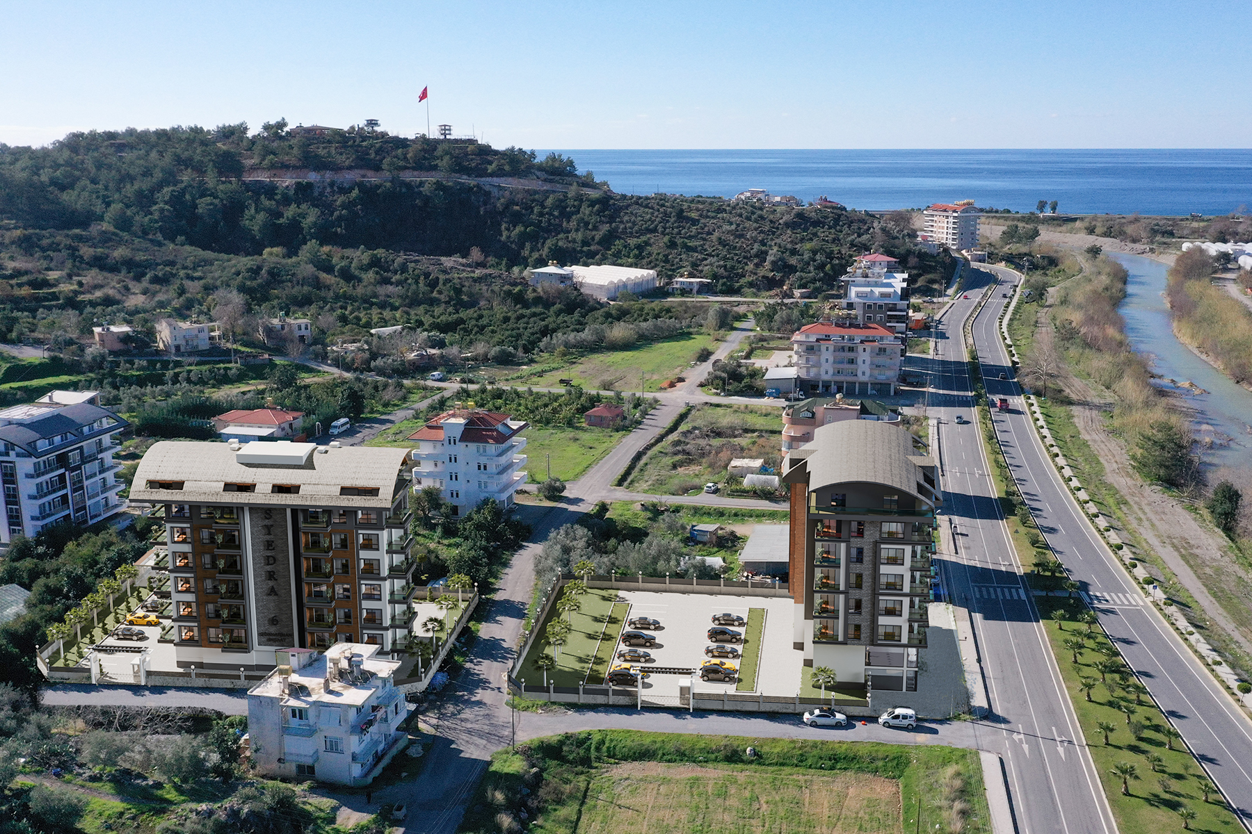 Commercial real estate in Alanya - 1+1 apartments in a modern complex in the Demirtas district