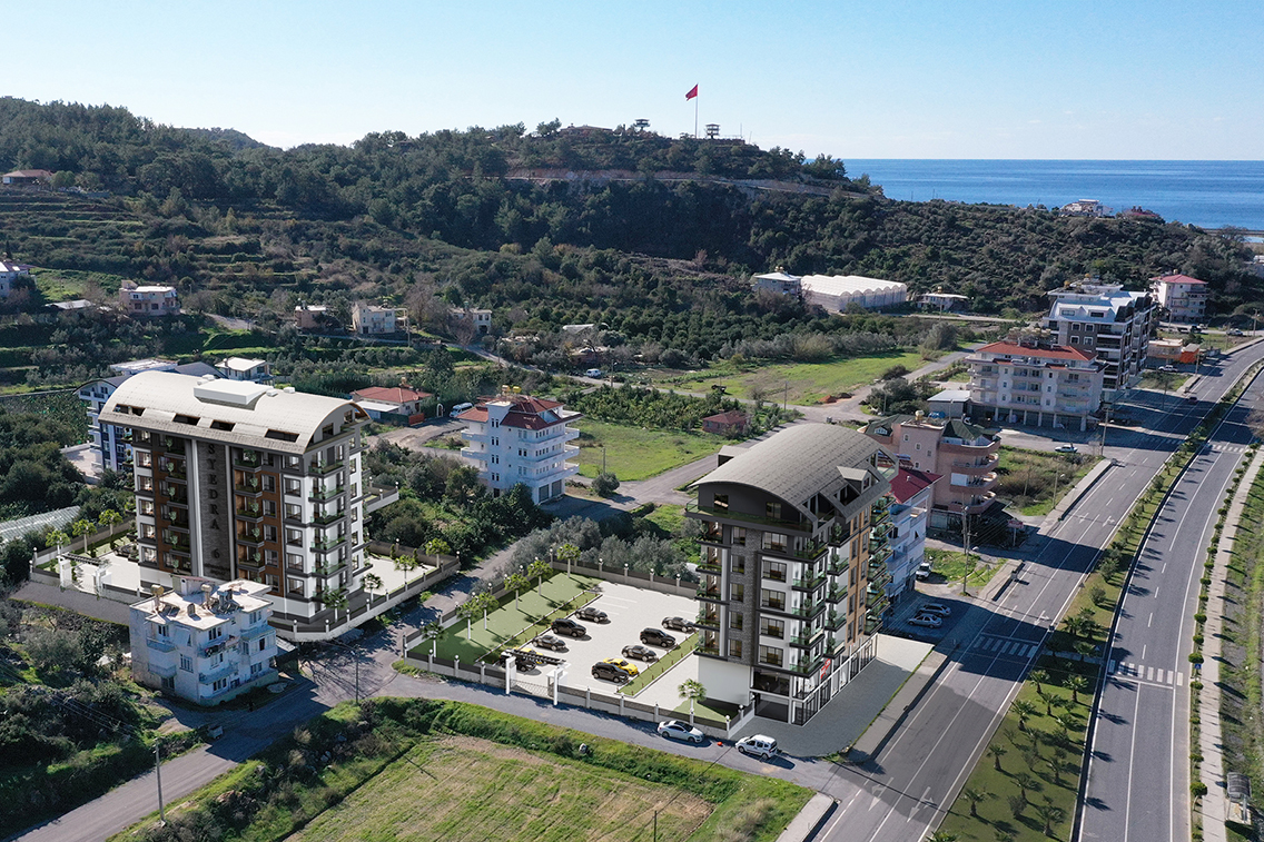 Commercial real estate in Alanya - 1+1 apartments in a modern complex in the Demirtas district