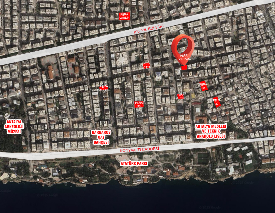 Apartments with installment plans from the developer in Antalya, Muratpaşa