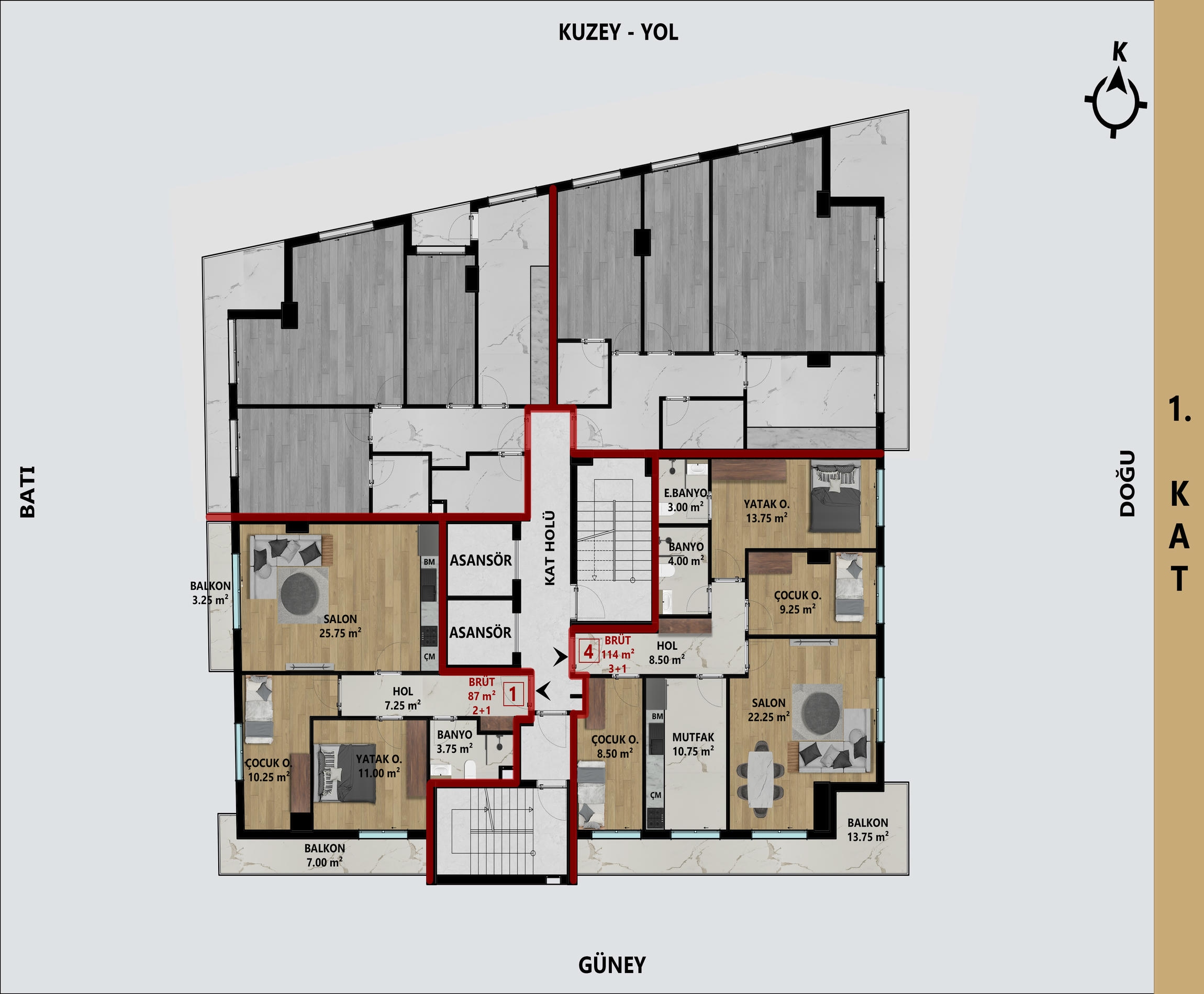 Apartments with installment plans from the developer in Antalya, Muratpaşa