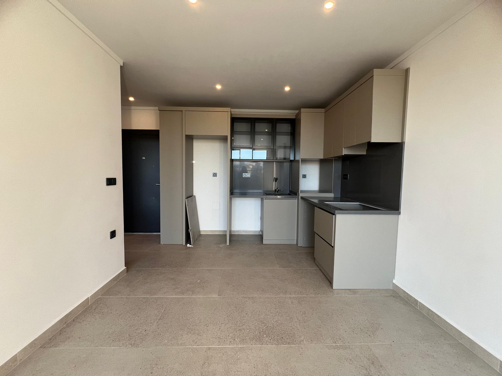 1+1 apartment with sea view in Alanya, Avsallar district