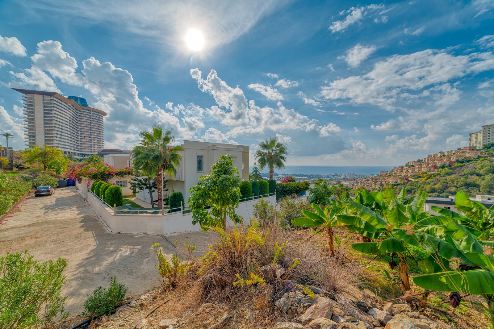 Two-story private villa 4+1 in Alanya – furnished, pool, sea view, Kargicak district